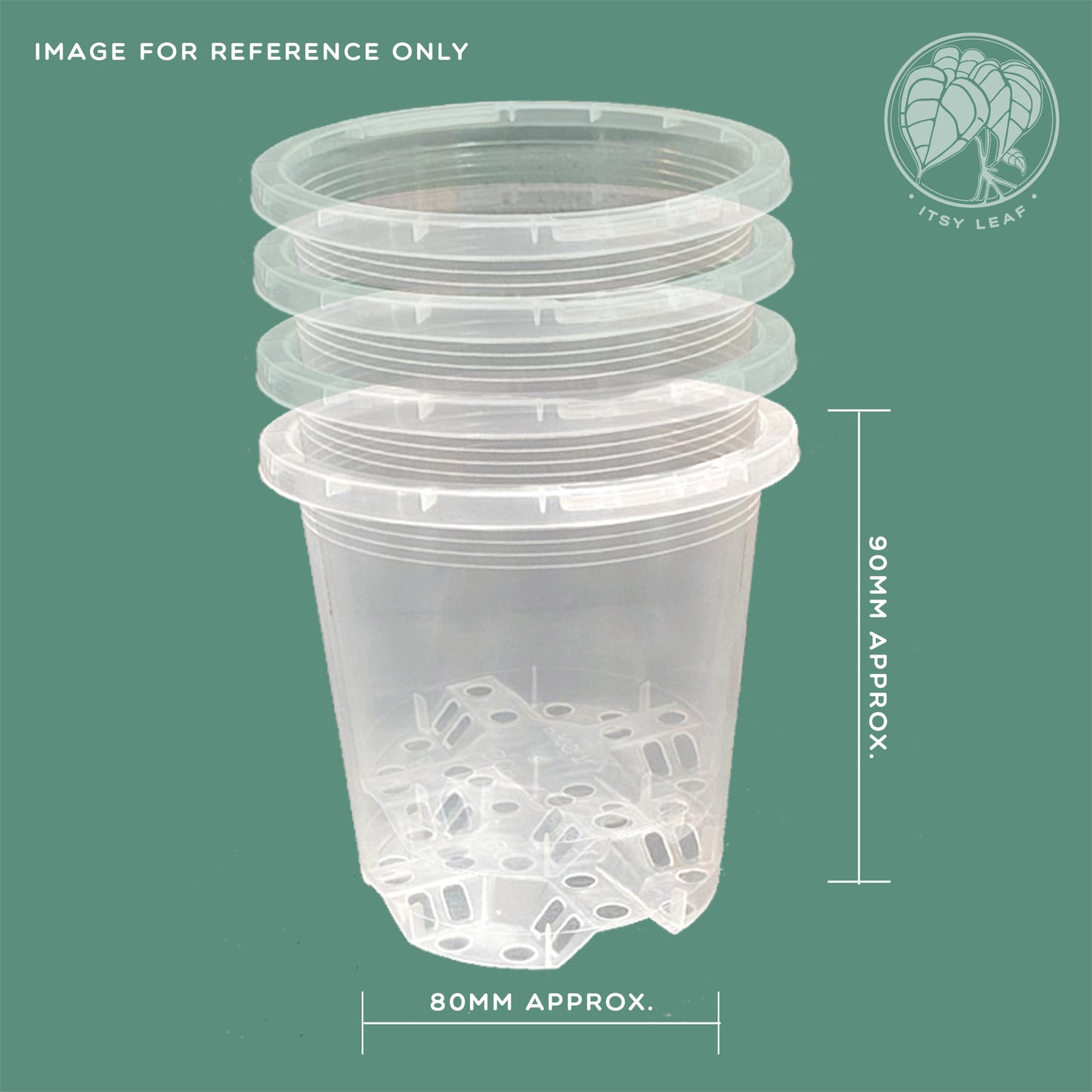 9cm Translucent nursery pots
