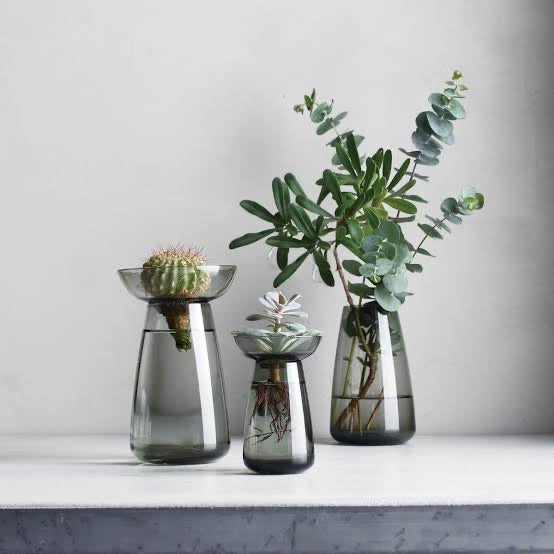 Small Aqua culture vase