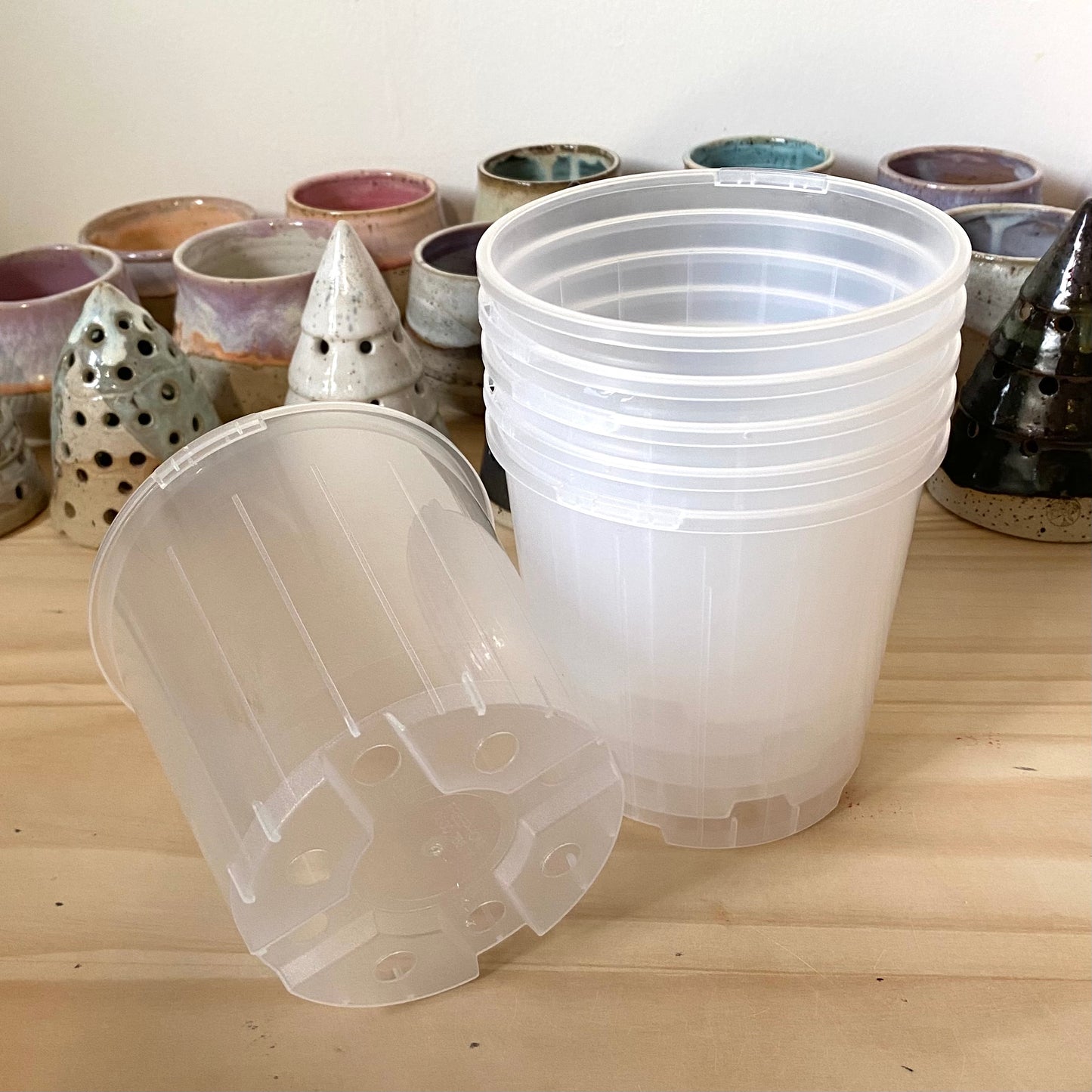 10cm Translucent nursery pots