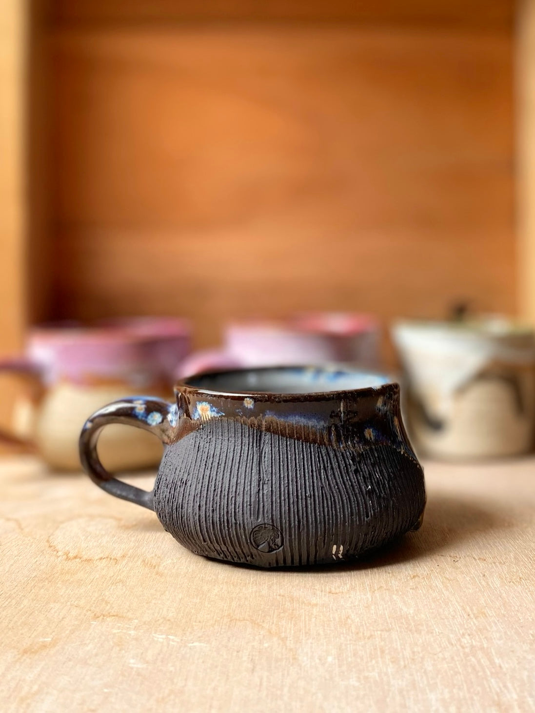 250ml Starry Nights Mug // Textured