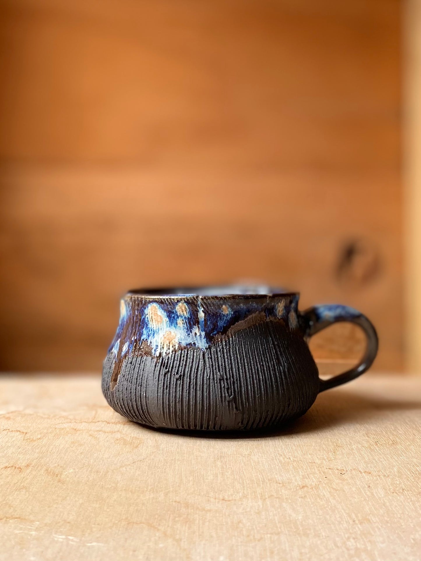 250ml Starry Nights Mug // Textured