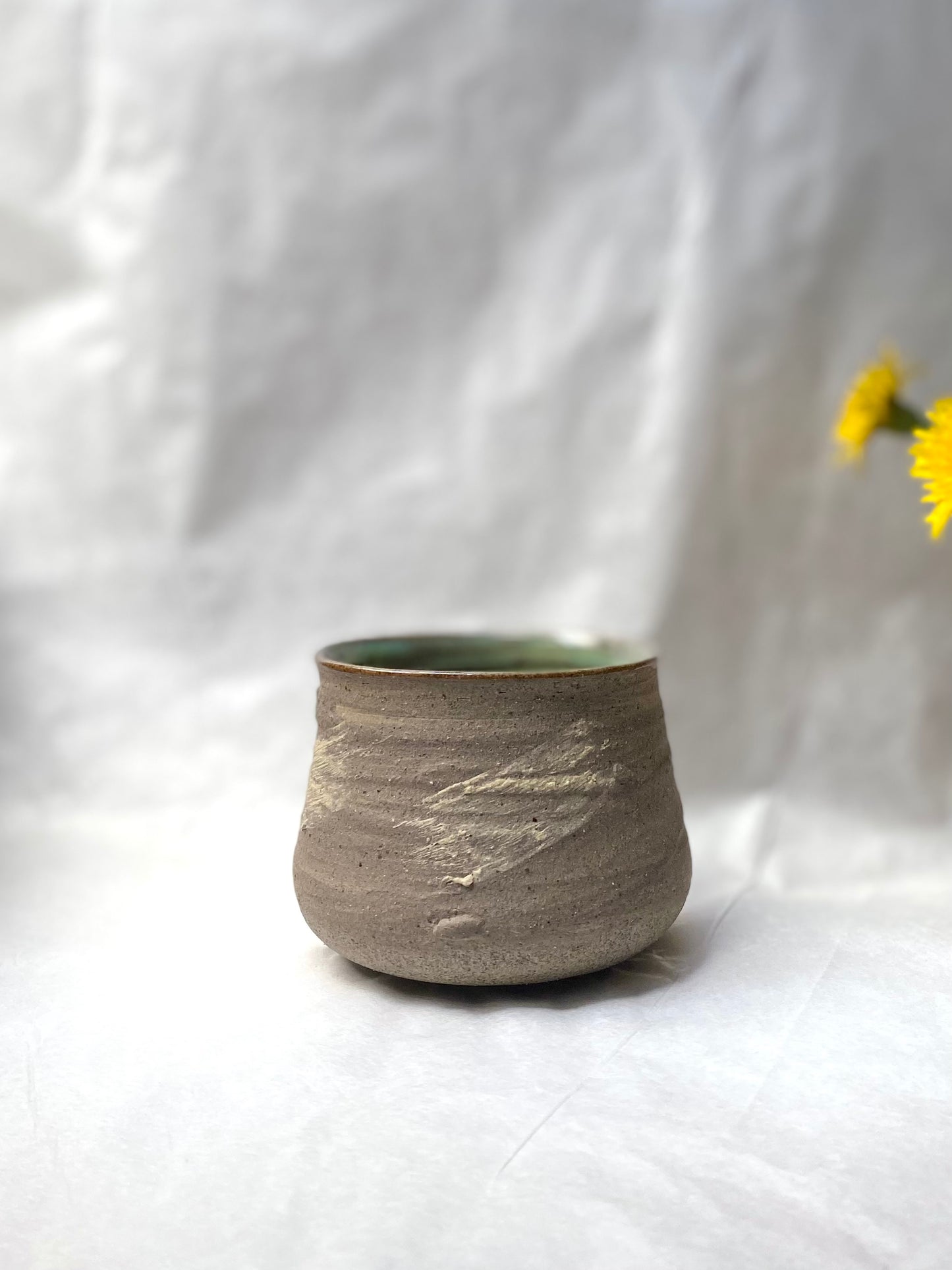 Matcha drips cup // Textured - 250ml