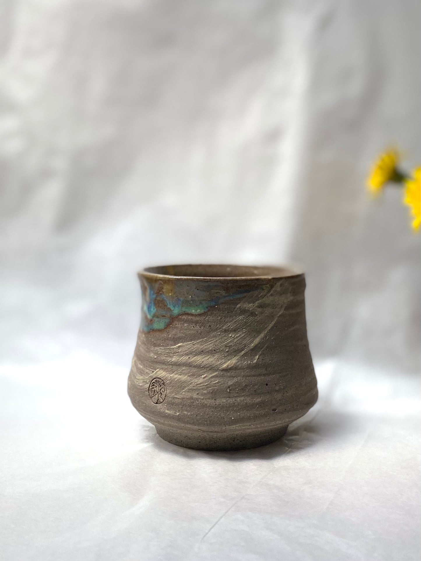 Matcha drips cup // Textured - 250ml