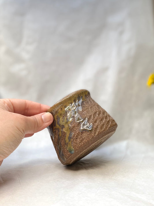 Matcha Drips Cup // Textured - 300ml