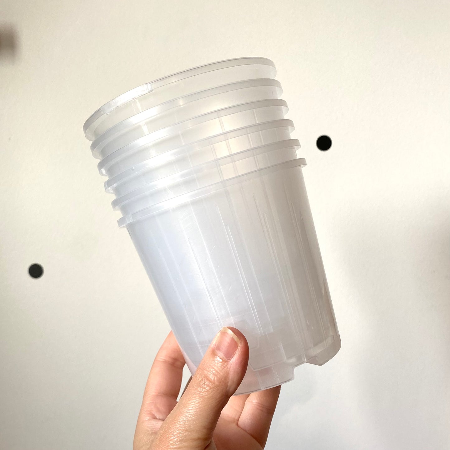 10cm Translucent nursery pots